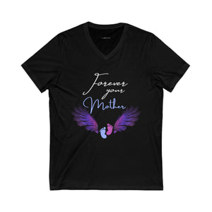 Forever Your Mother ~ Unisex Jersey V-Neck Tee