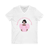 Breast Cancer Awareness all year long ~ V-Neck Tee