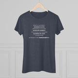 Humanity ~ Women's Tri-blend Tee