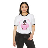 Breast Cancer Awareness all year long ~ Cotton Ringer T-Shirt