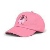 Breast Cancer Awareness all year round ~ Unisex Distressed Cap