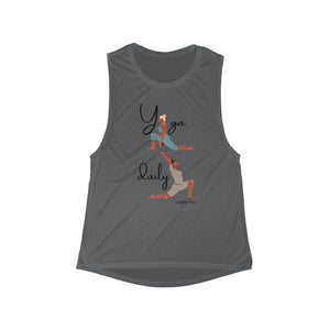 Yoga Daily ~ Women's Flowy Scoop Muscle Tank