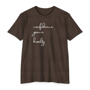 Confidence ~ Unisex Jersey Tee (Cotton/Poly Blend)