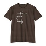 Confidence ~ Unisex Jersey Tee (Cotton/Poly Blend)