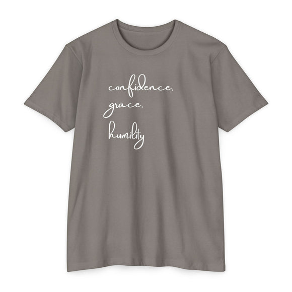 Confidence ~ Unisex Jersey Tee (Cotton/Poly Blend)