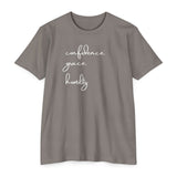 Confidence ~ Unisex Jersey Tee (Cotton/Poly Blend)