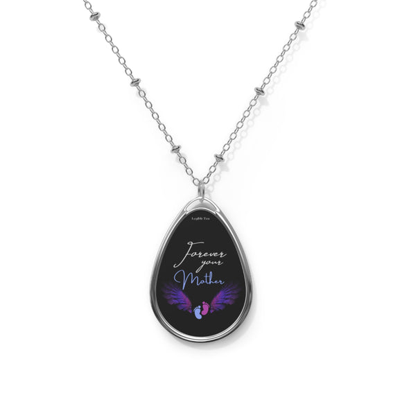 Forever Your Mother ~ Oval Necklace