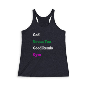 The Four G's ~ Women's Tri-Blend Racerback Tank