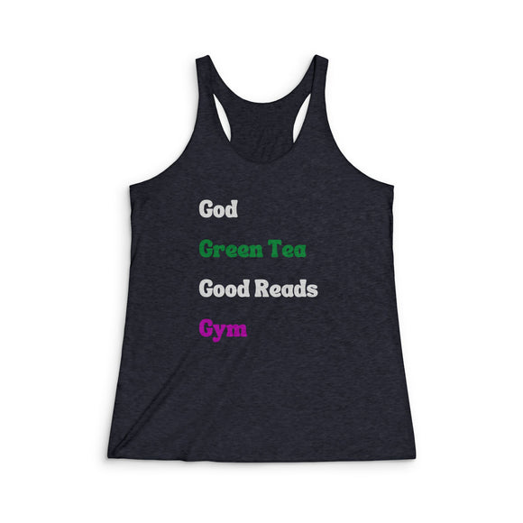 The Four G's ~ Women's Tri-Blend Racerback Tank