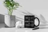 The Secret ~ Black Mug