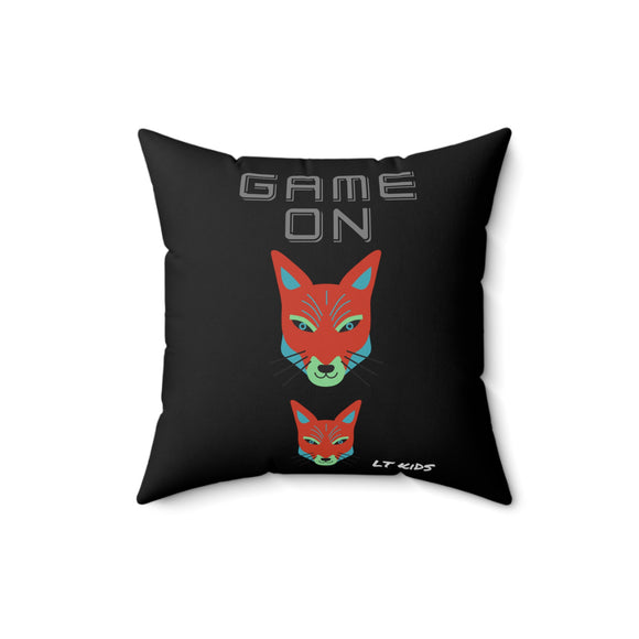 Game On ~ Soft Polyester Square Pillow