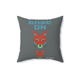 Game On ~ Soft Polyester Square Pillow