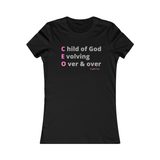 CEO ~ Women's Tee w/ Pink