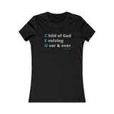 CEO ~ Women's Tee w/ Turquoise